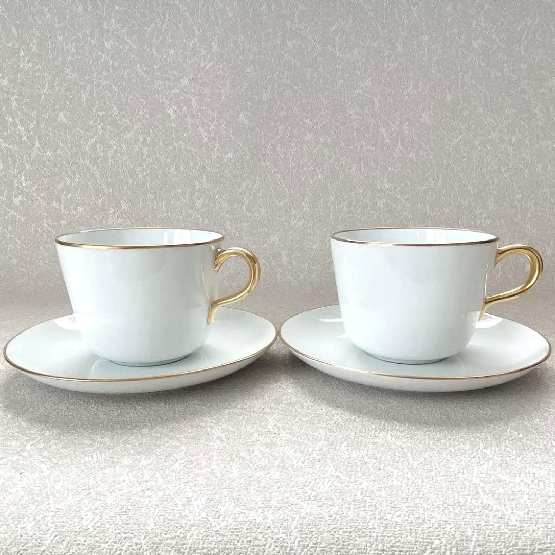 大倉陶園 ゴールドライン（クープシェープ） ブランチセット