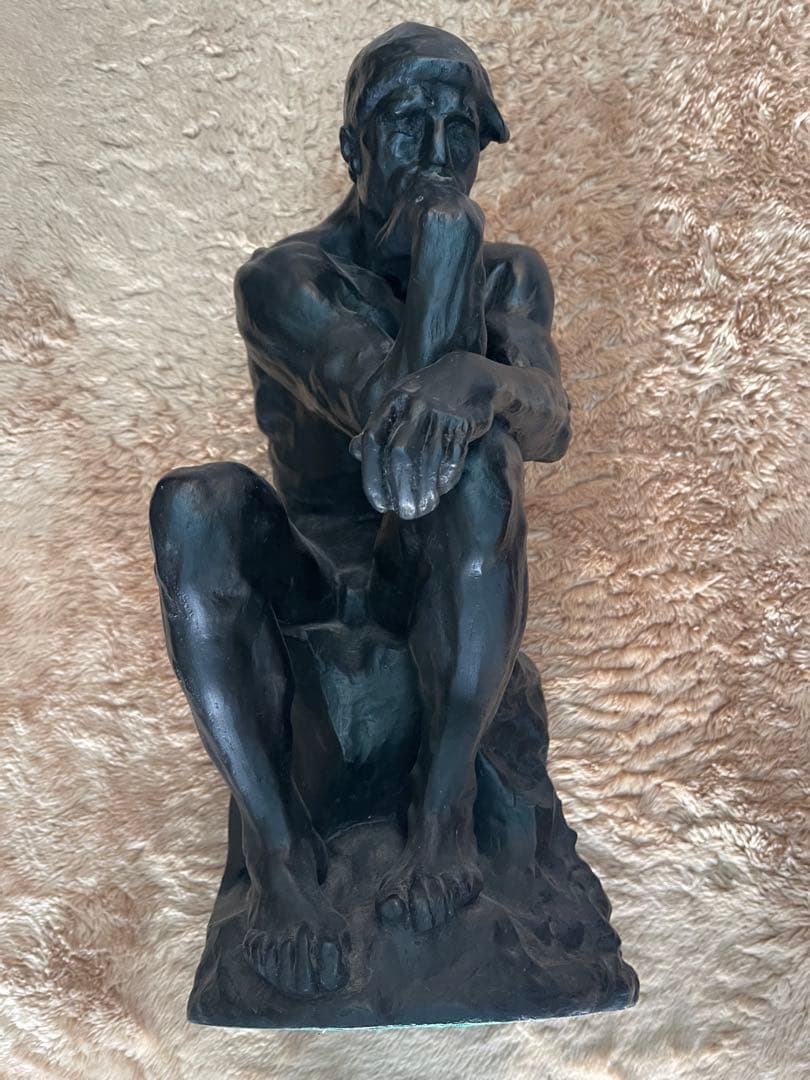 考える人 彫刻 約30cm