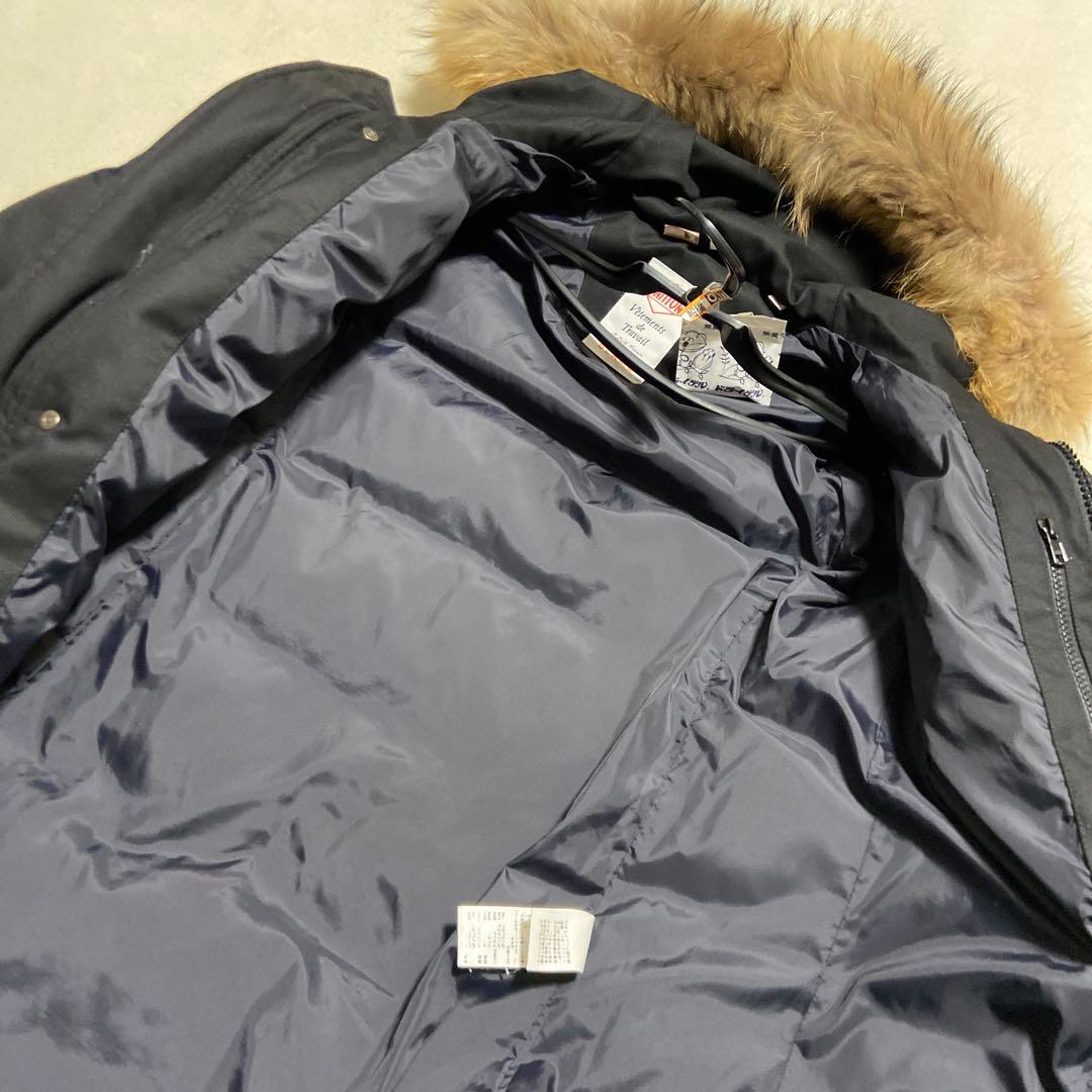 DANTON ロングダウンジャケット BEAMS別注　36 ブラック