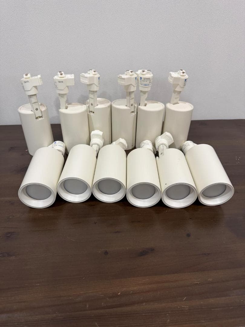 ダクトレール用LEDスポットライト G213 ホワイト 12個セット_B