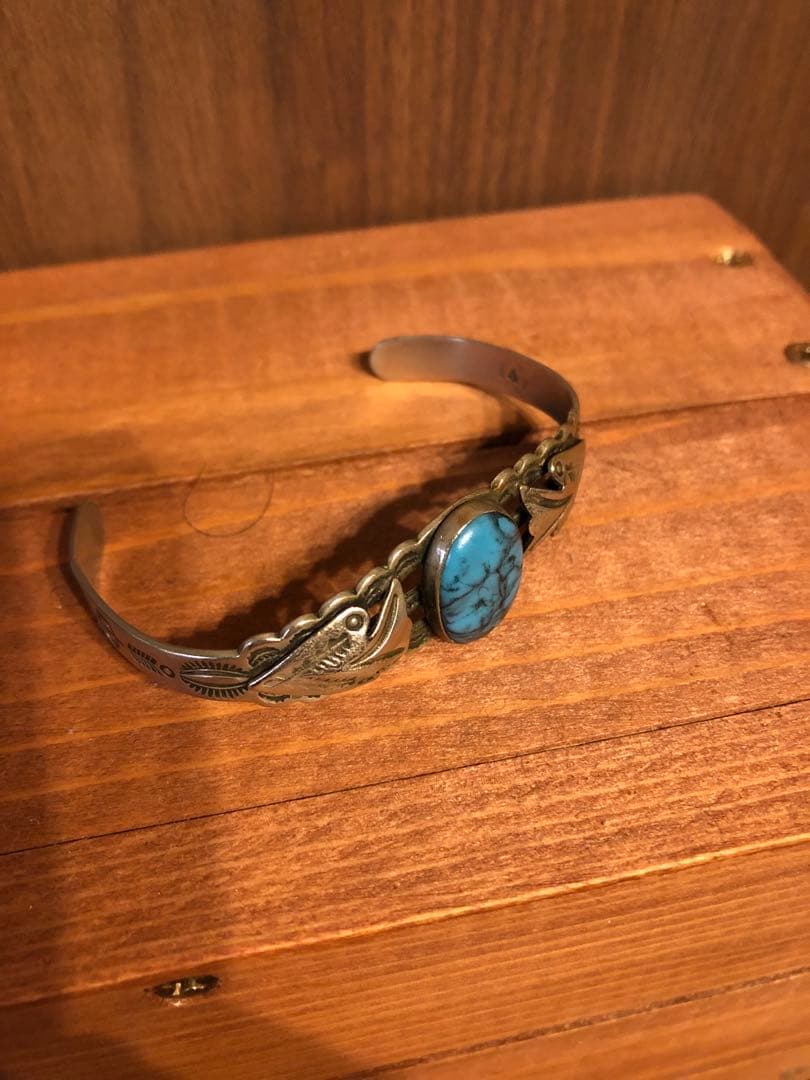 vintage【Bell Trading Post】ナバホ　ターコイズバングル