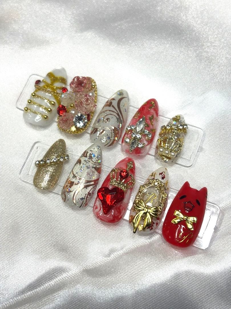 【ふく様】ネイルチップ3種おまとめ
