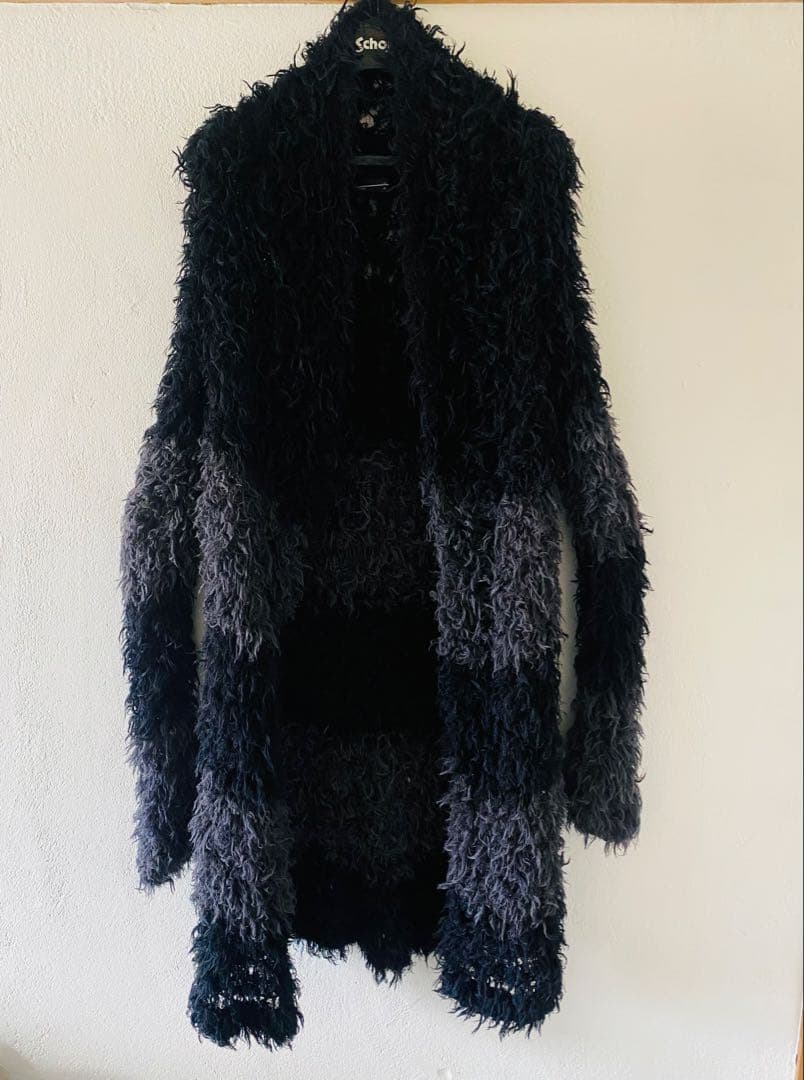 LAD MUSICIAN シャギーファーロングカーディガン 46