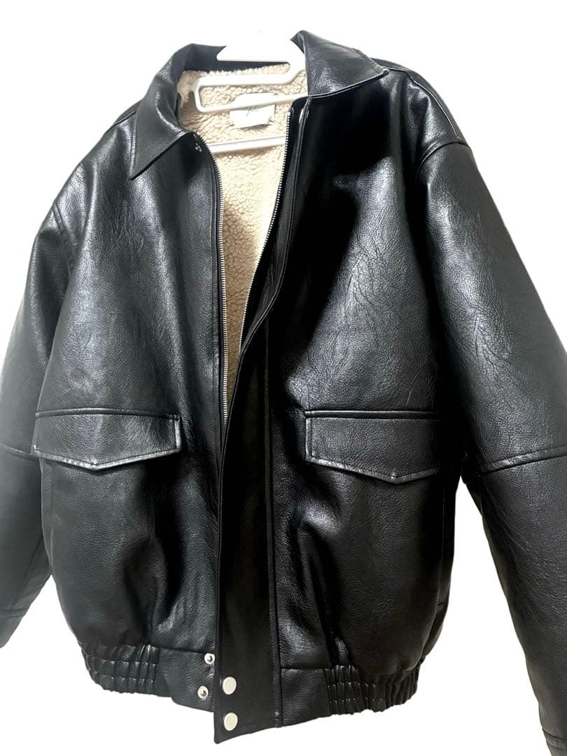ジャケット・アウター felim LEATHER BOA JACKET
