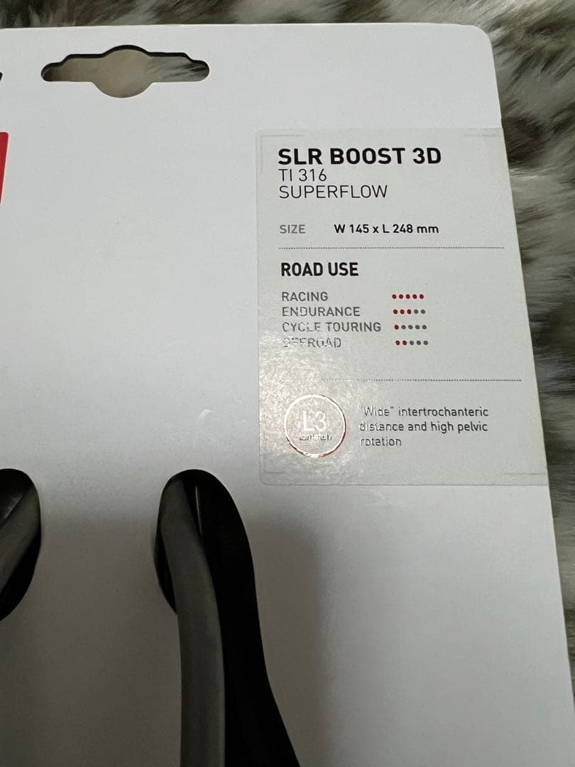 Selle Italia SLR BOOST 3D Ti316 Lサイズ
