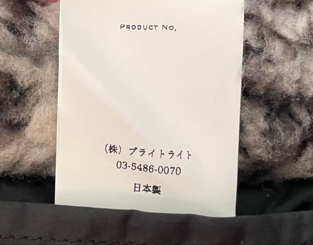 OLDJOE オールドジョー ARABESQUE PILE GAWN アラベスク
