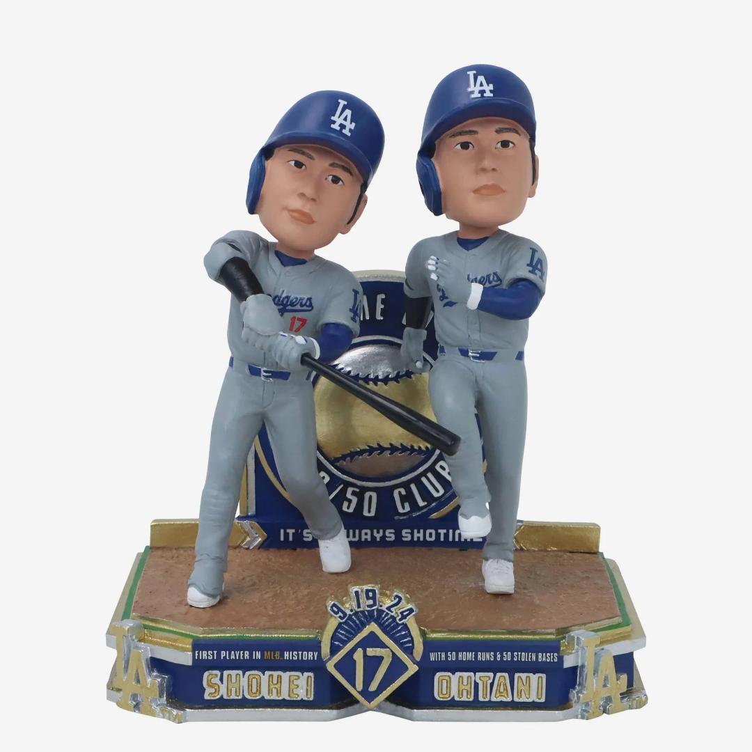 【大谷翔平/50本塁打＆50盗塁/ボブルヘッド】ドジャース/550個限定