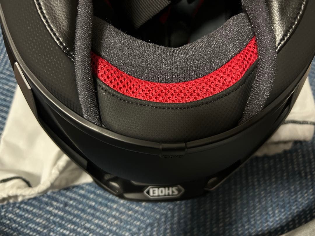 shoei x-fifteen・マットブラック、Mサイズ・オプション付き