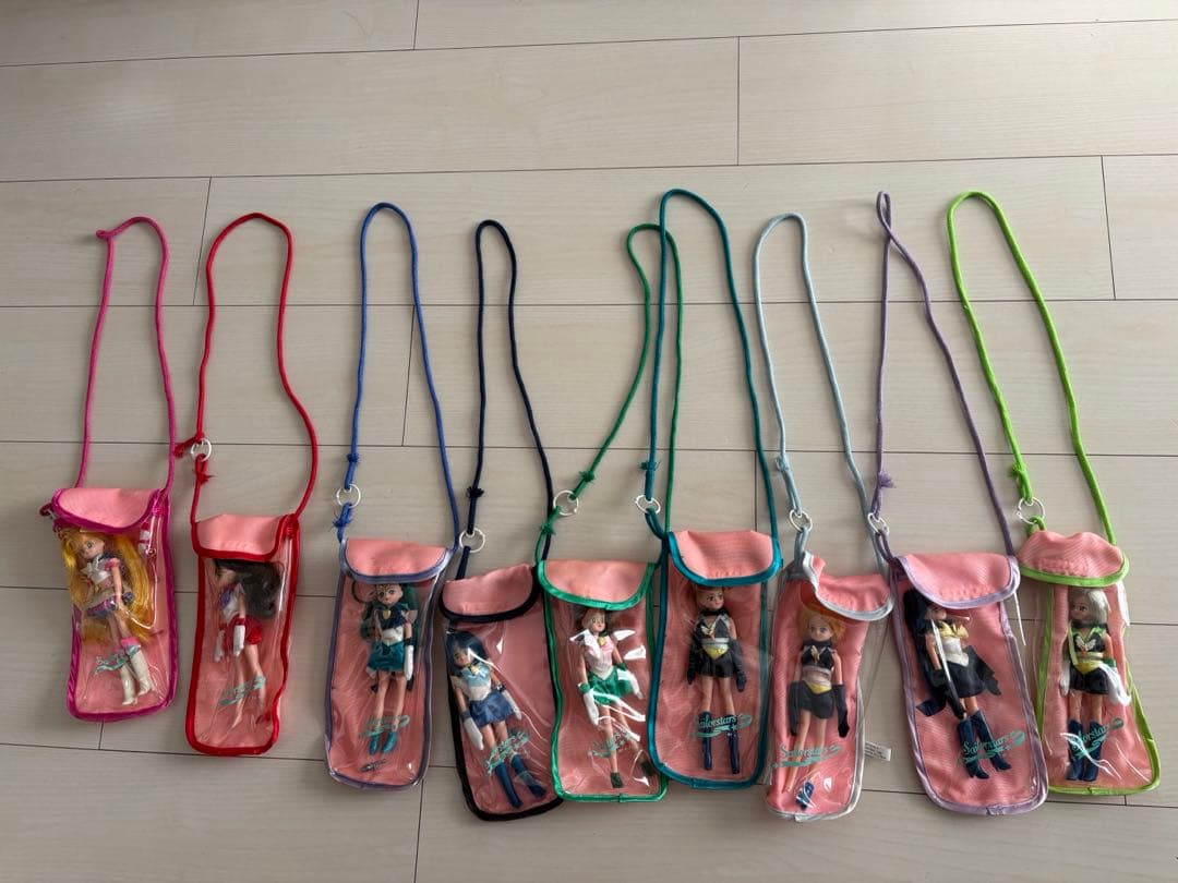 セーラームーン フィギュア 人形　9体セット ショルダーケース付き