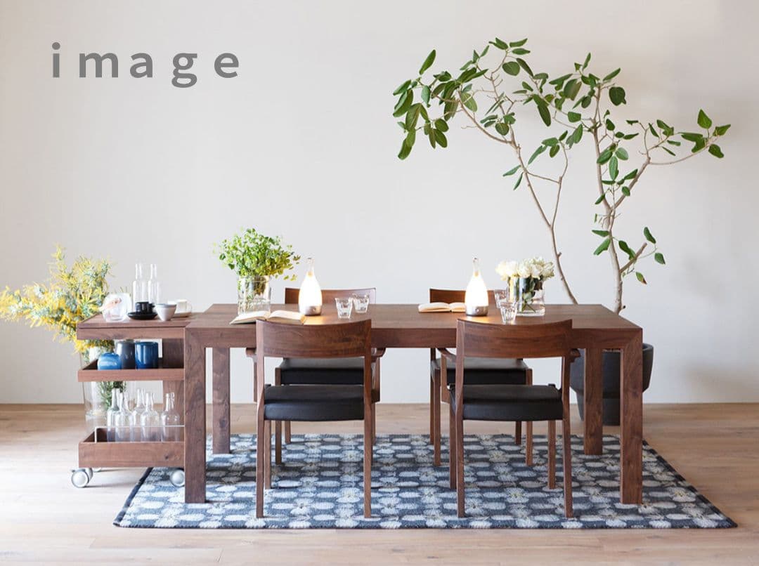良品　国産　大川家具　HIRASHIMA CARAMELLA　ダイニングテーブル