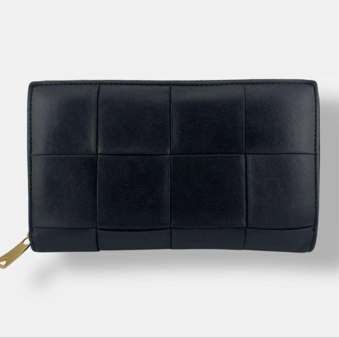 BOTTEGA VENETA ブラック キルティング 長財布