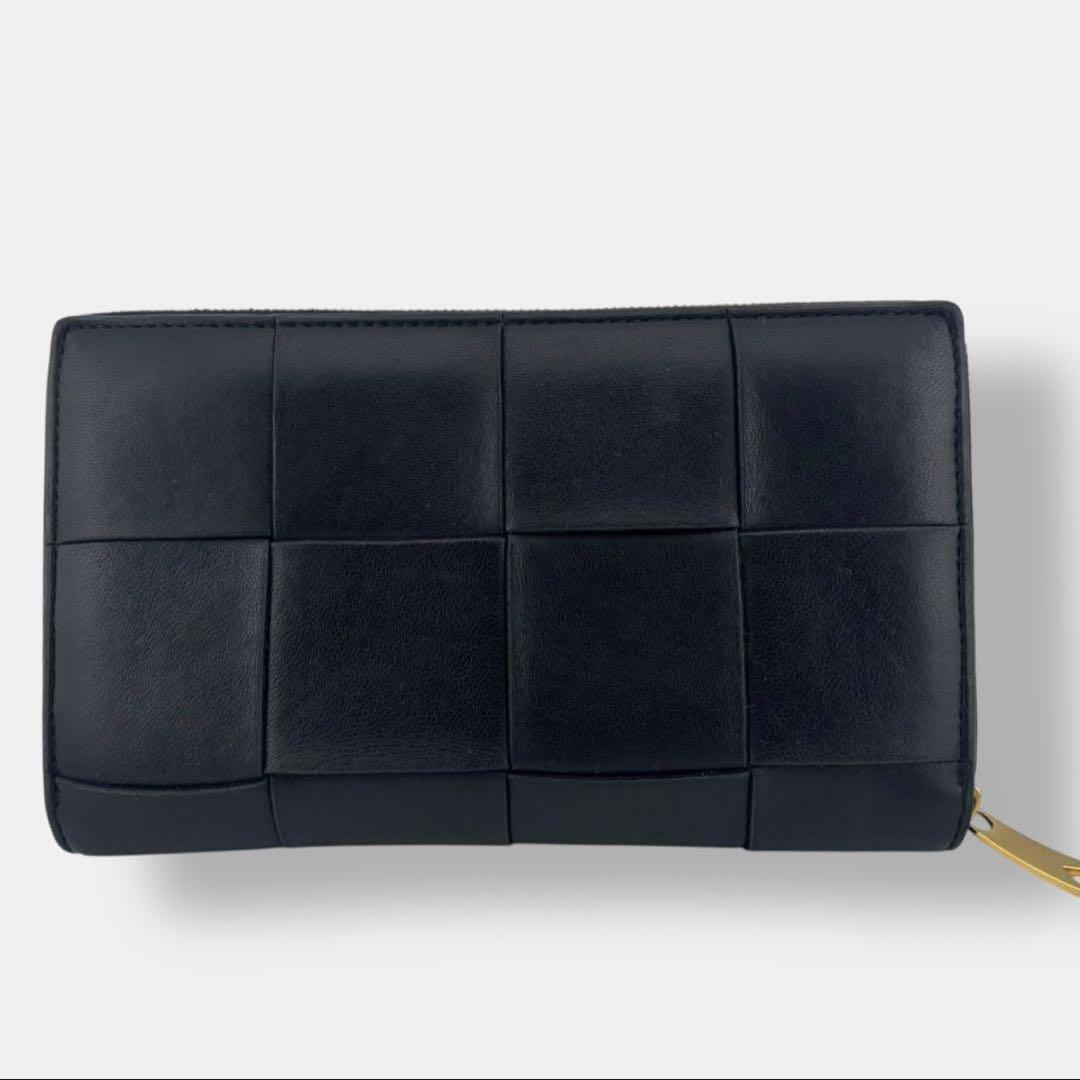 BOTTEGA VENETA ブラック キルティング 長財布