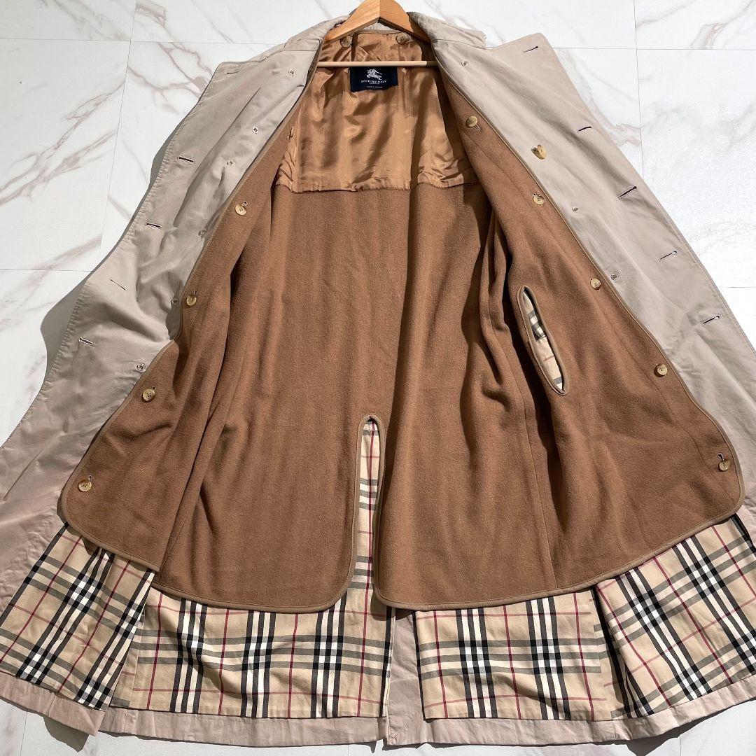 BURBERRY LONDON ロング トレンチコート ノバチェック XL