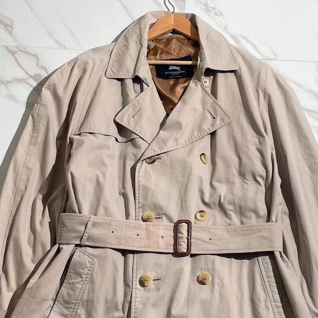 BURBERRY LONDON ロング トレンチコート ノバチェック XL