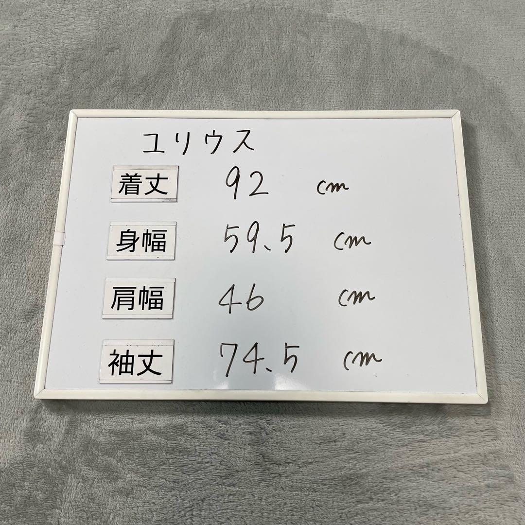 ユリウス Chaos期 バックシースルー スプリングコート ブラック　3