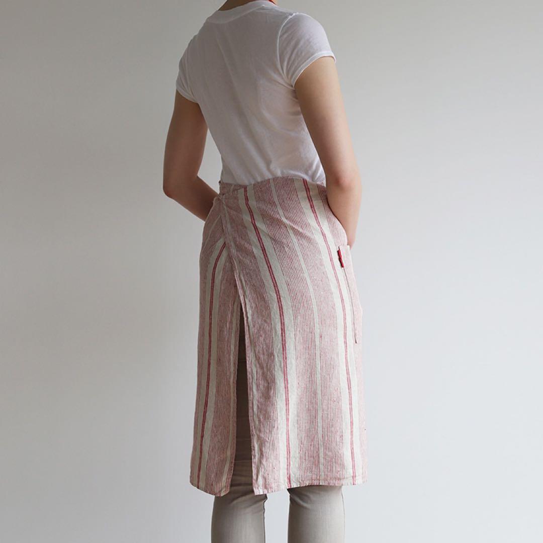 リーノエリーナ　エプロン　ミラ　アリアーヌレッド