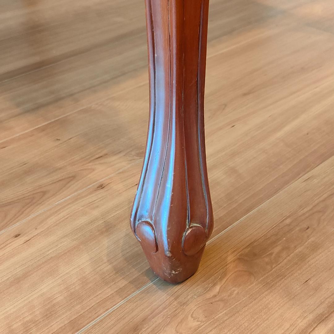 アンティーク　ダイニングテーブル　猫脚　ロココ調