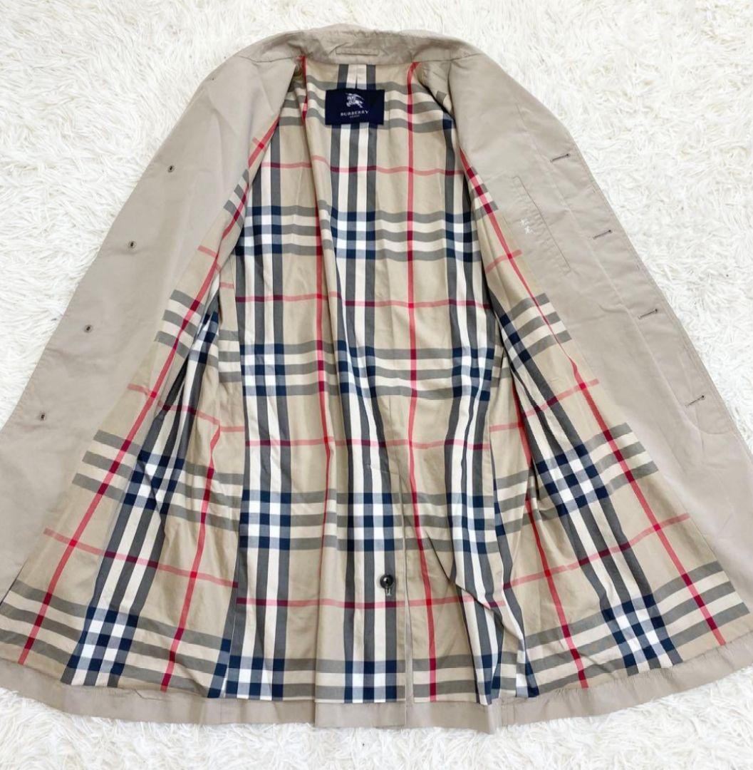 【極美品・XL】バーバリー ステンカラーコート メガチェック オーバーサイズ