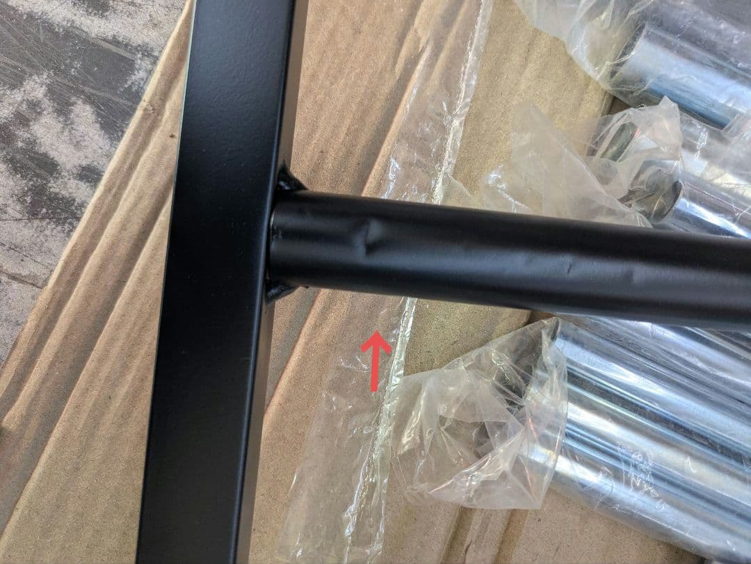 キズあり　伸縮クローゼット　GY色