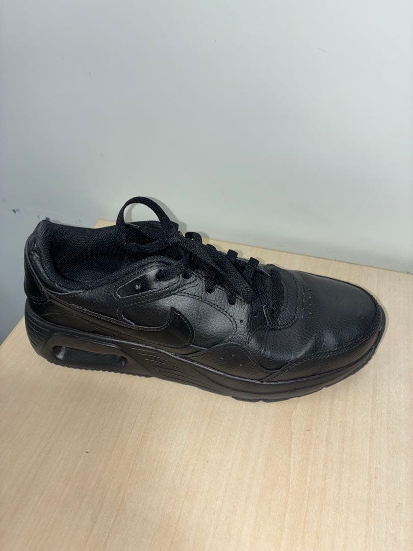 NIKE エアマックス SC LEA ブラック 黒 レザー