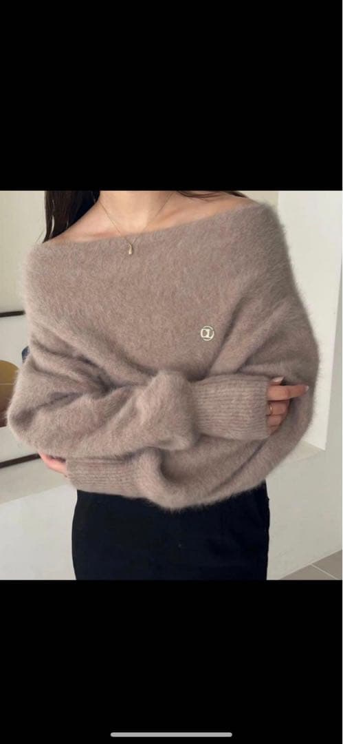 capricieuxlemage FOXカシミアドルマリンニット