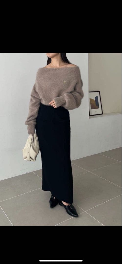 capricieuxlemage FOXカシミアドルマリンニット