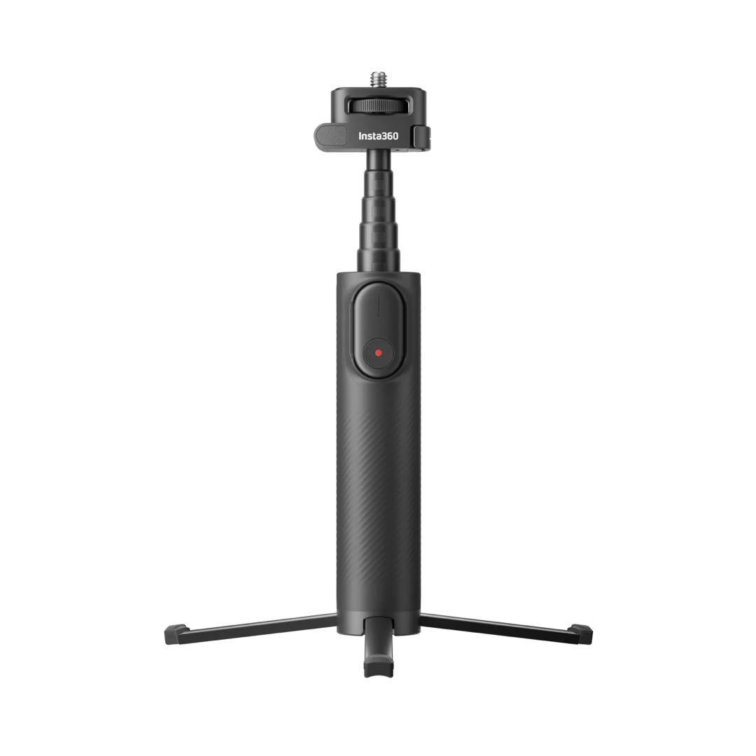 insta360 折りたたみ式三脚付き自撮り棒リモコン 純正レンズカバー付き