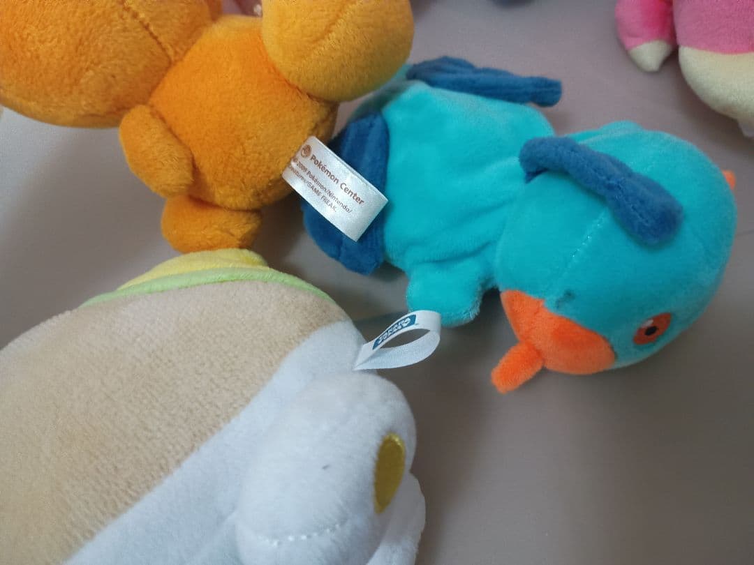 5　11/20ポケモンセンター　ぬいぐるみ　ヌマクロー　くったり　ワンパチ