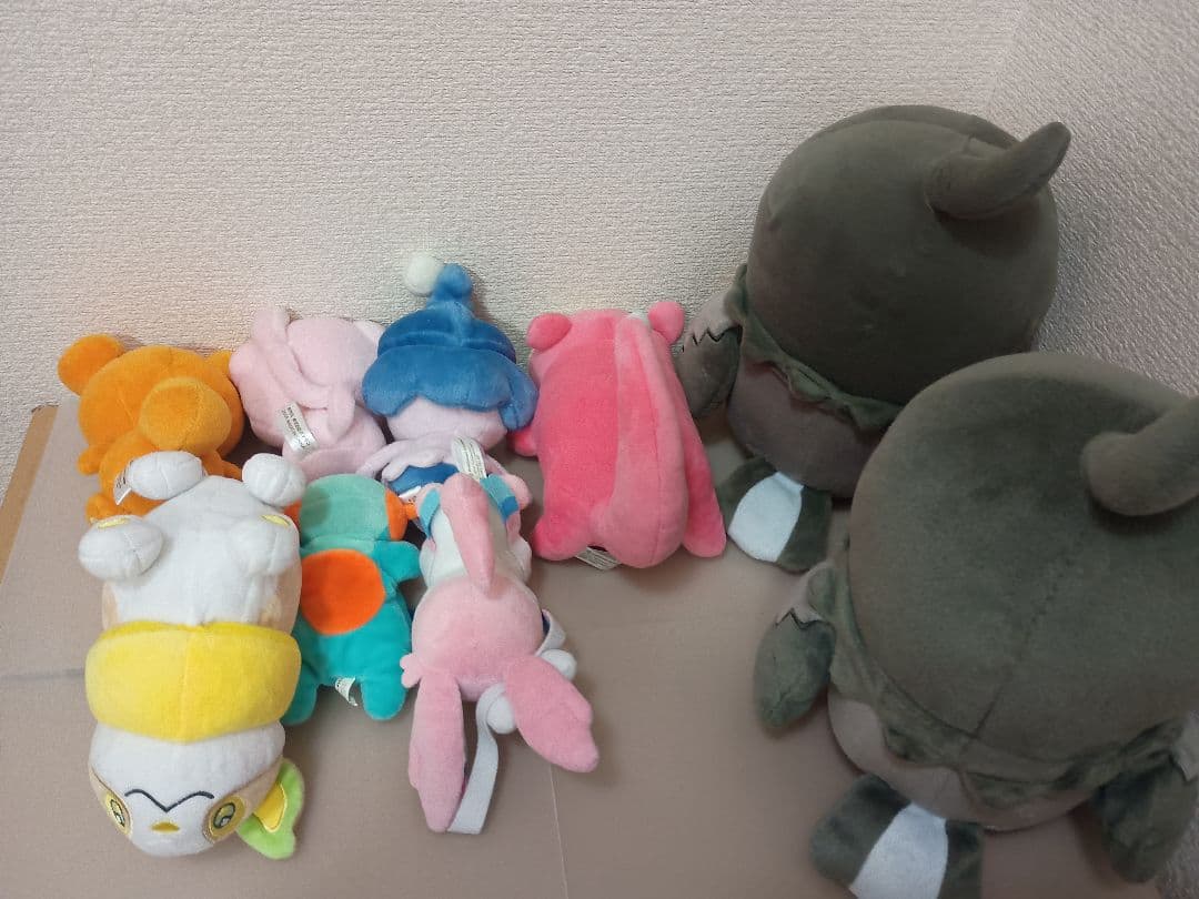 5　11/20ポケモンセンター　ぬいぐるみ　ヌマクロー　くったり　ワンパチ