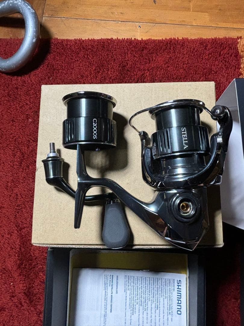 シマノ　22ステラc2500s 2000替スプール付き