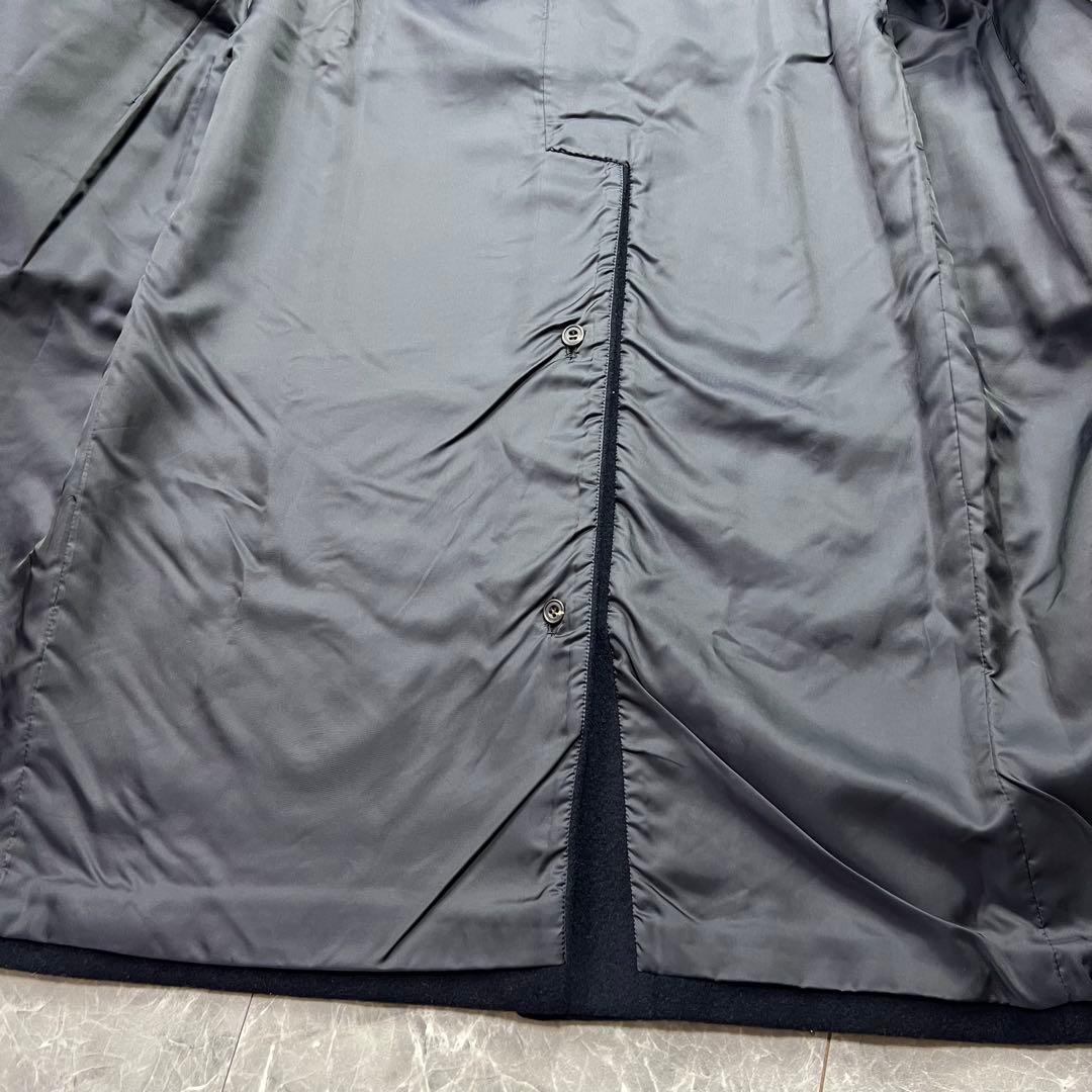 極美品　ラルフローレン　チェスターコート　ダブル　ネイビー　ウール　A5