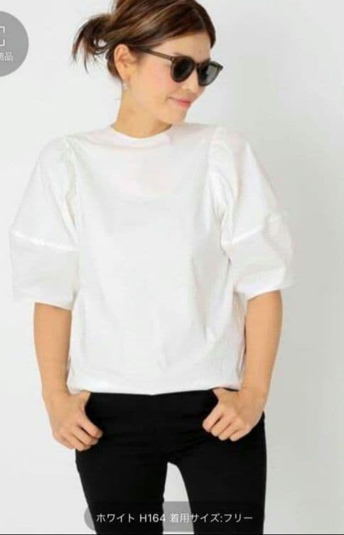 DeuxiemeClasse CELERI/セルリ PUFFsleeveブラウス