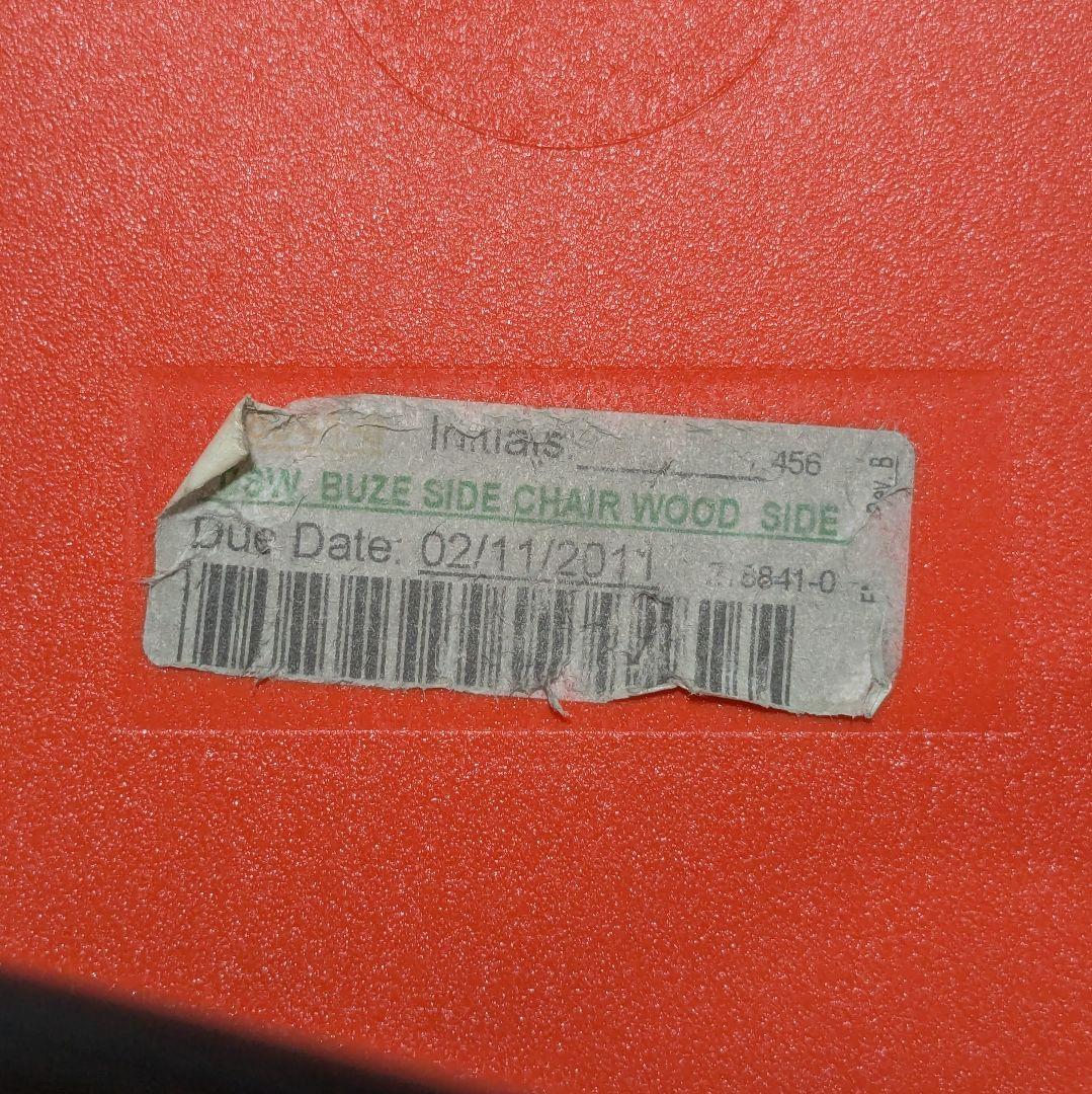 美品 正規品 ハーマンミラー イームズ シェル サイド チェア DSW レッド