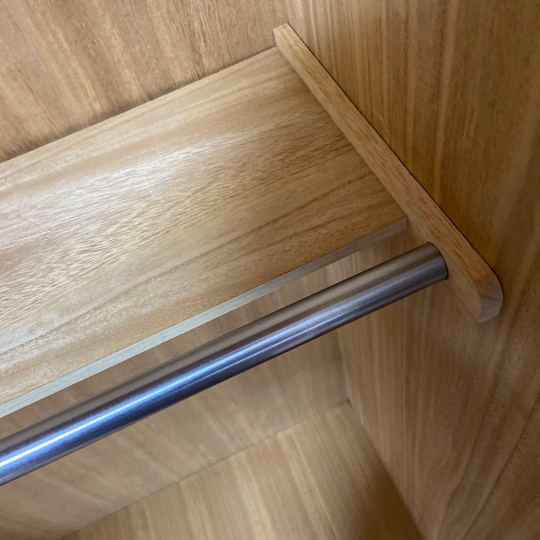 ダークブラウン 3扉タンス