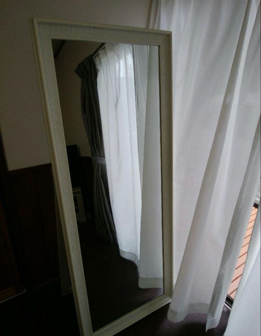 ヴィンテージ風 アンティーク風 スタンドミラー 姿見　全身鏡 クラシック　姫系