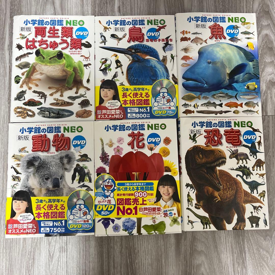 小学館の図鑑NEO 12冊➕学研の図鑑LIVE2冊　楽しみながら知識が身につく