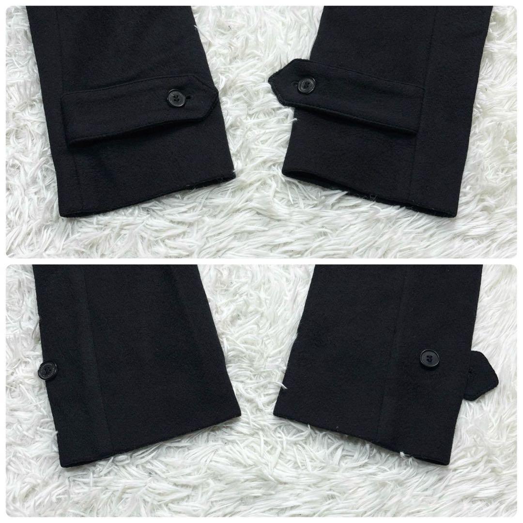 Mackintosh　トレンチコート カシミヤ　ベルト　裏地総柄ロゴ　ネイビー