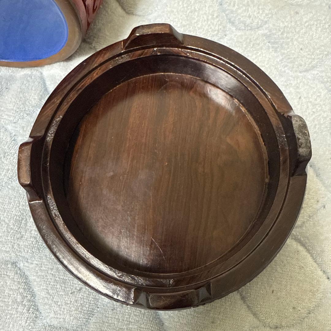 中国美術 大花瓶 堆朱 堆黑 花鳥 唐木台 紫檀 花梨 一輪挿し美品