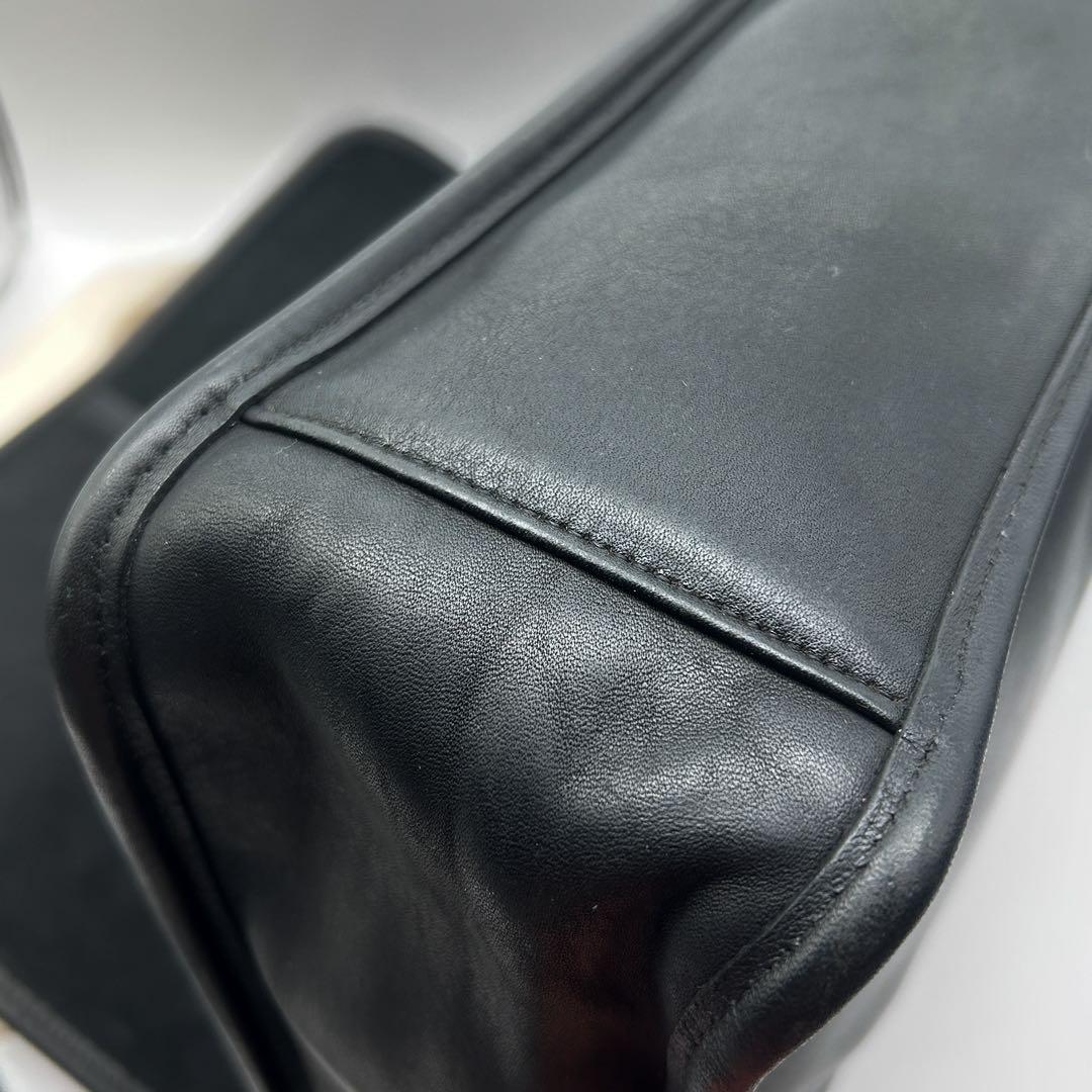 美品✨COACH 5206 ブリーフケース 本革 オールレザー ブラック 黒