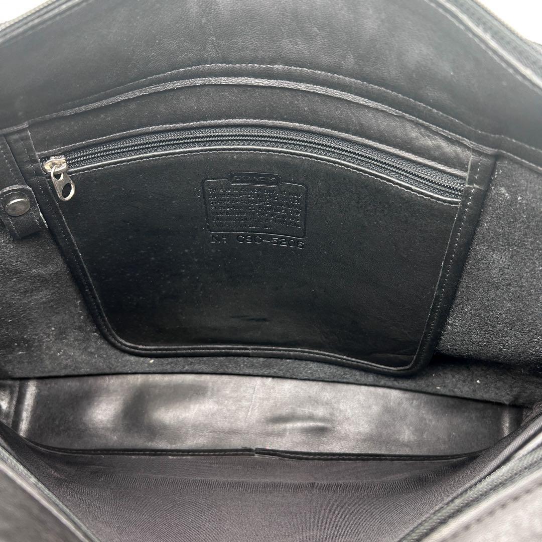 美品✨COACH 5206 ブリーフケース 本革 オールレザー ブラック 黒