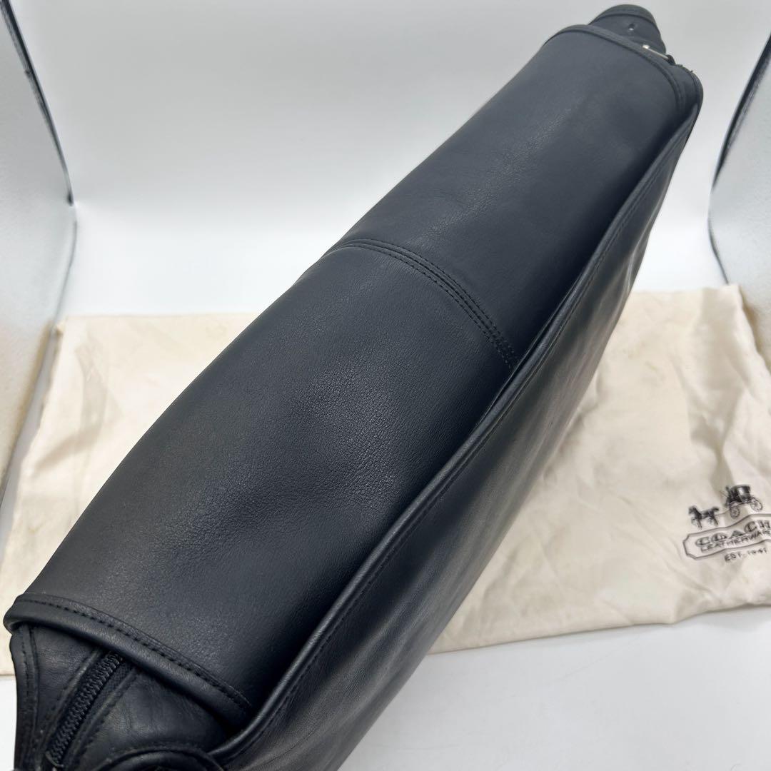 美品✨COACH 5206 ブリーフケース 本革 オールレザー ブラック 黒