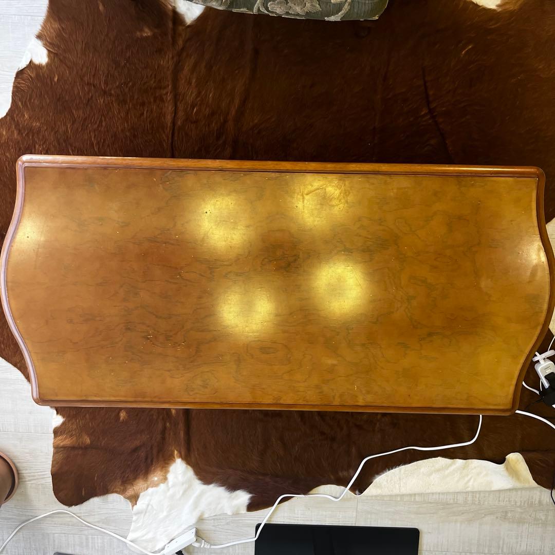 【重厚な風合い】1987 オールドkarimoku　コロニアル　コーヒーテーブル