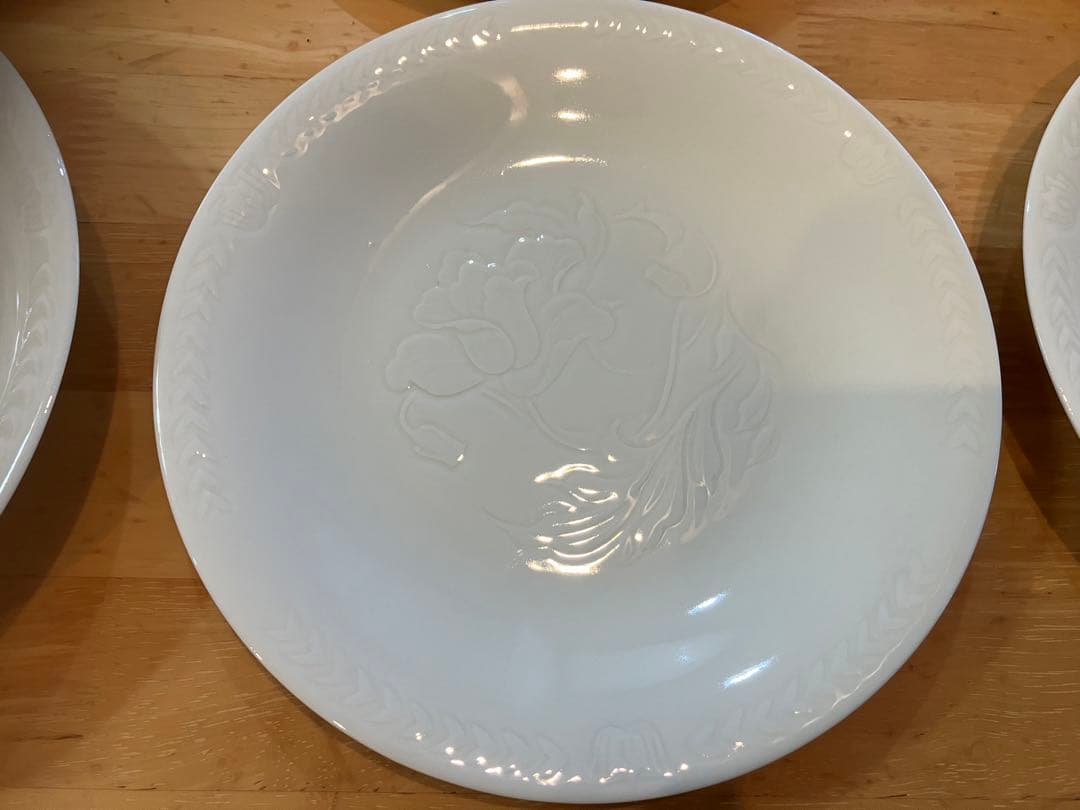 骨董品　新品未使用　ダイニングセット23点　中国福建省　白玉天