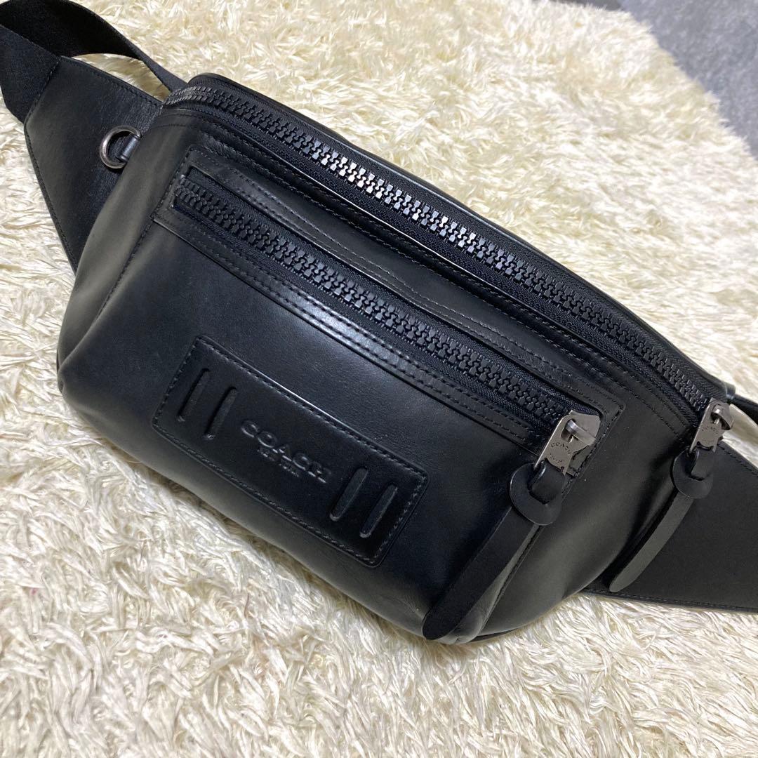 【極美品】COACH コーチ テレイン ボディバッグ レザー