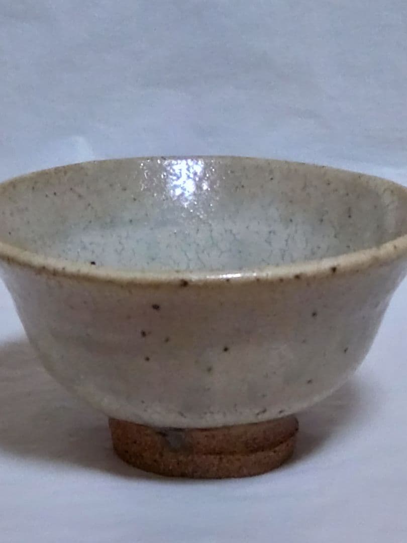 茶道具　古物　粉引唐津　抹茶碗