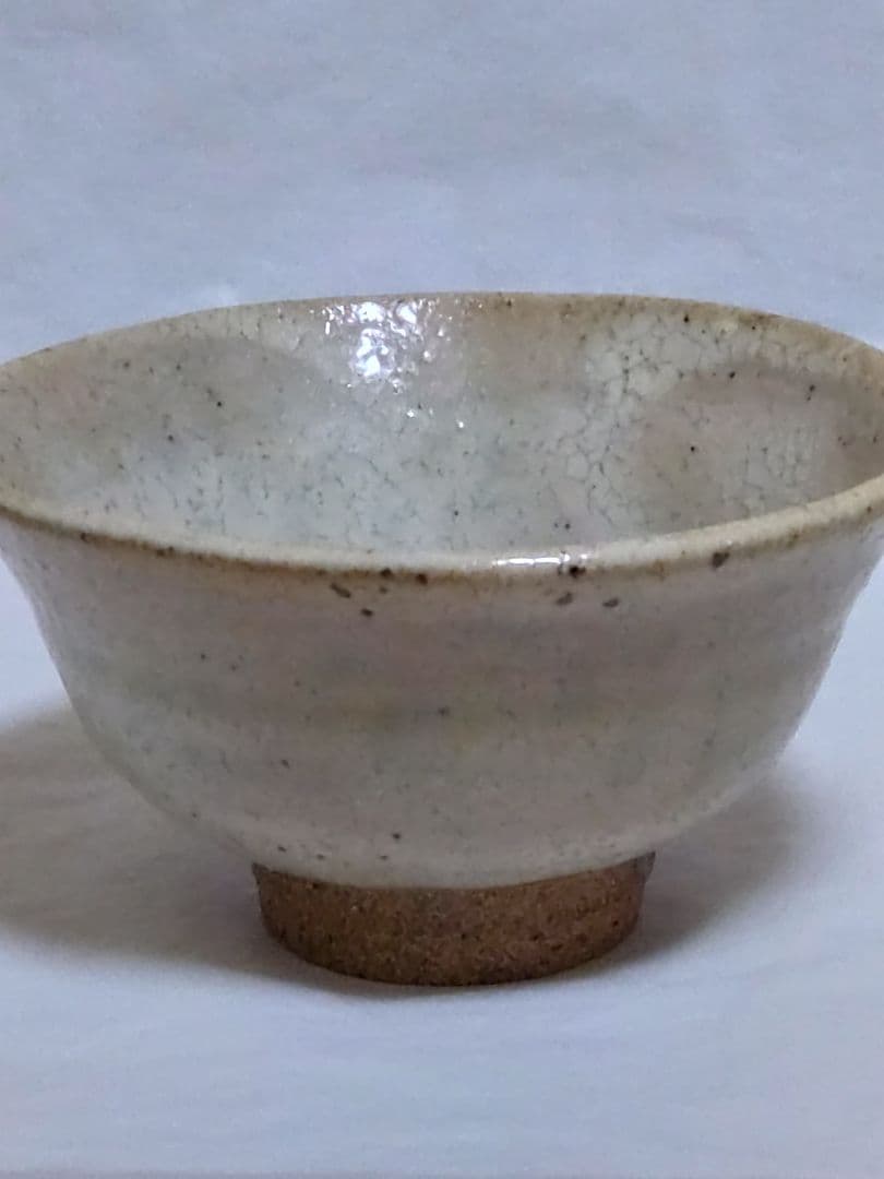 茶道具　古物　粉引唐津　抹茶碗