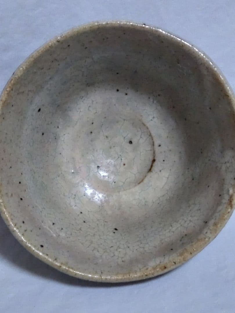 茶道具　古物　粉引唐津　抹茶碗