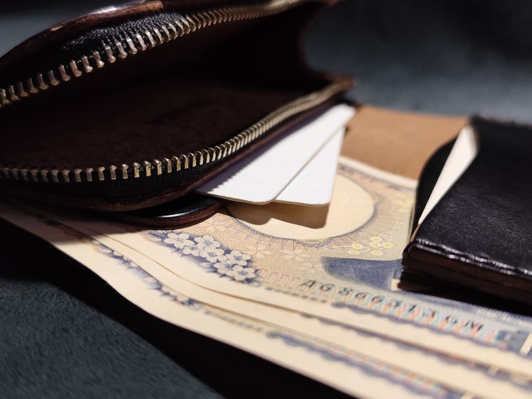 HORWEENクロムエクセル ミドルトラッカーウォレット③　ターコイズコンチョ