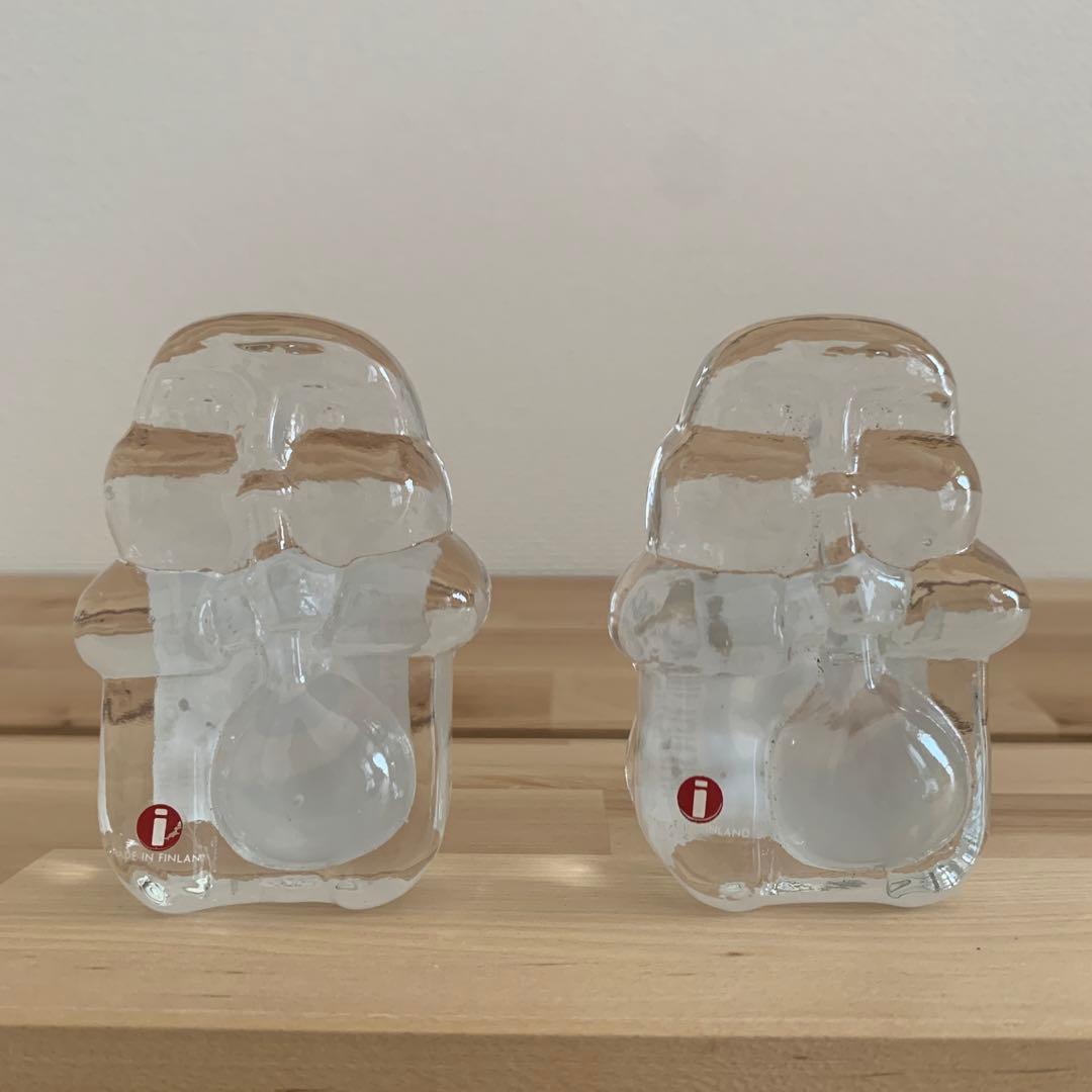  ヨルマ・ヴェンノラ ガラス吹きの職人　2つ