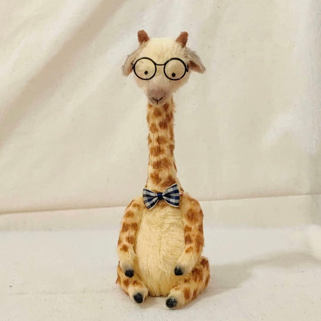 賢いキリンさん アーティストベア 海外作家様 ハンドメイド ぬいぐるみ